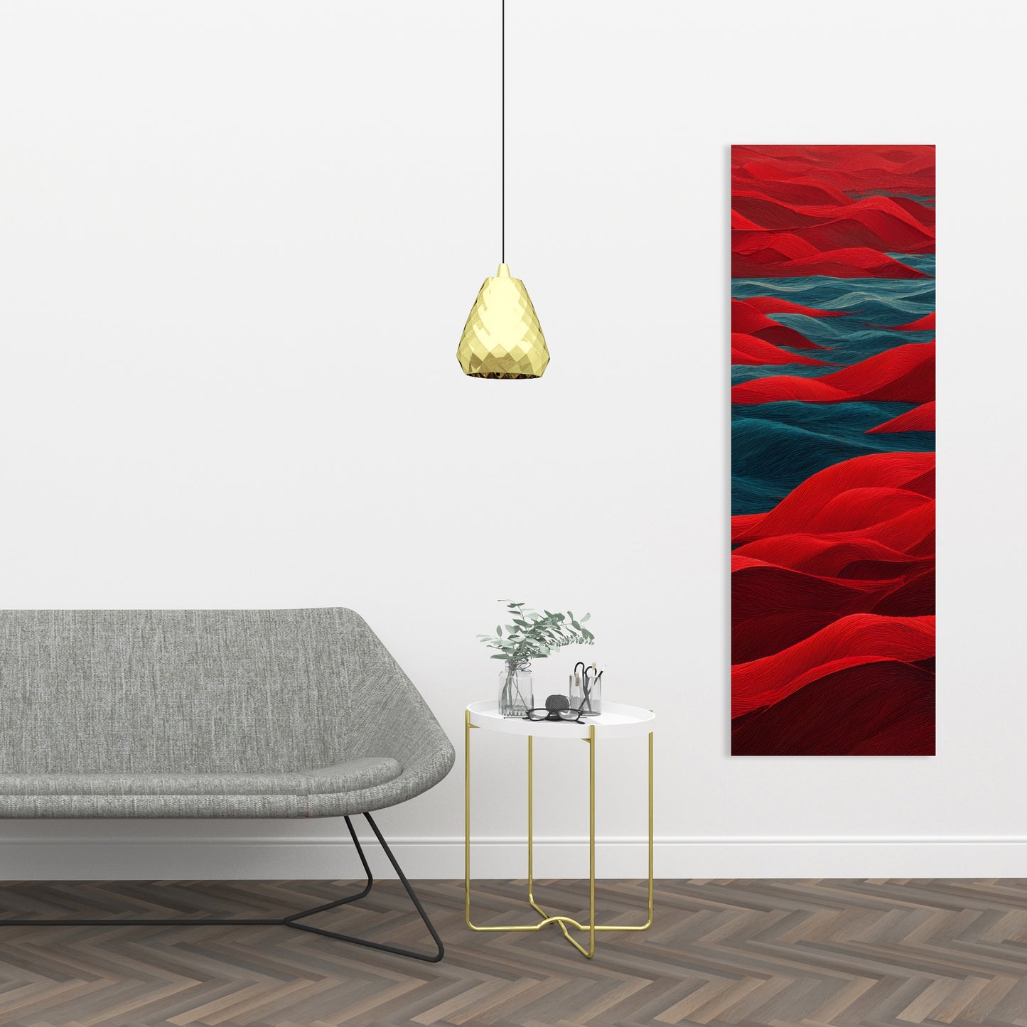 Red Sea - Red Canvas Art for Stunning Home Decor