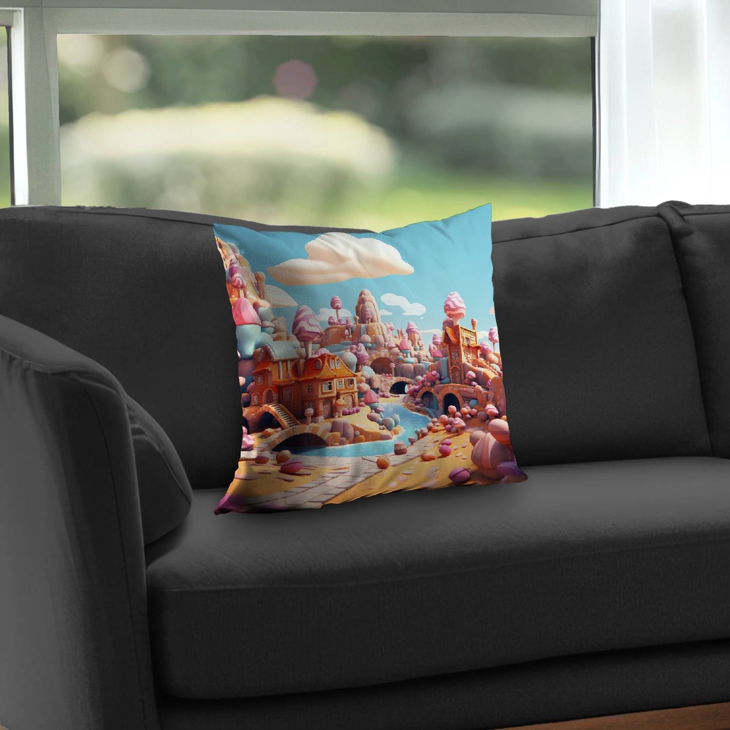 Sweet kingdom - Throw pillow - Print on demand