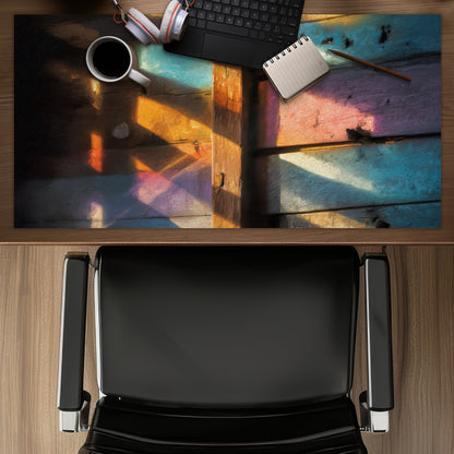 Casting Rainbows Brown Gaming Mat | Stylish Home Decor