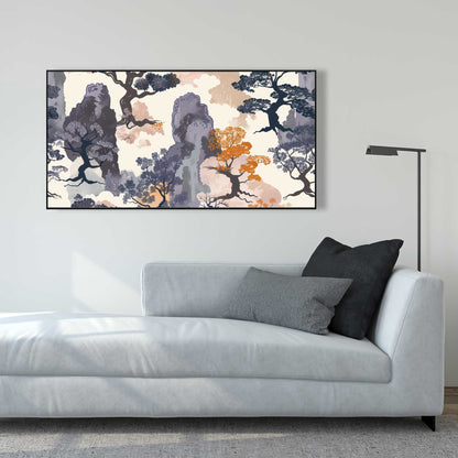 Voidless - Orange Framed Canvas for Stylish Home Decor