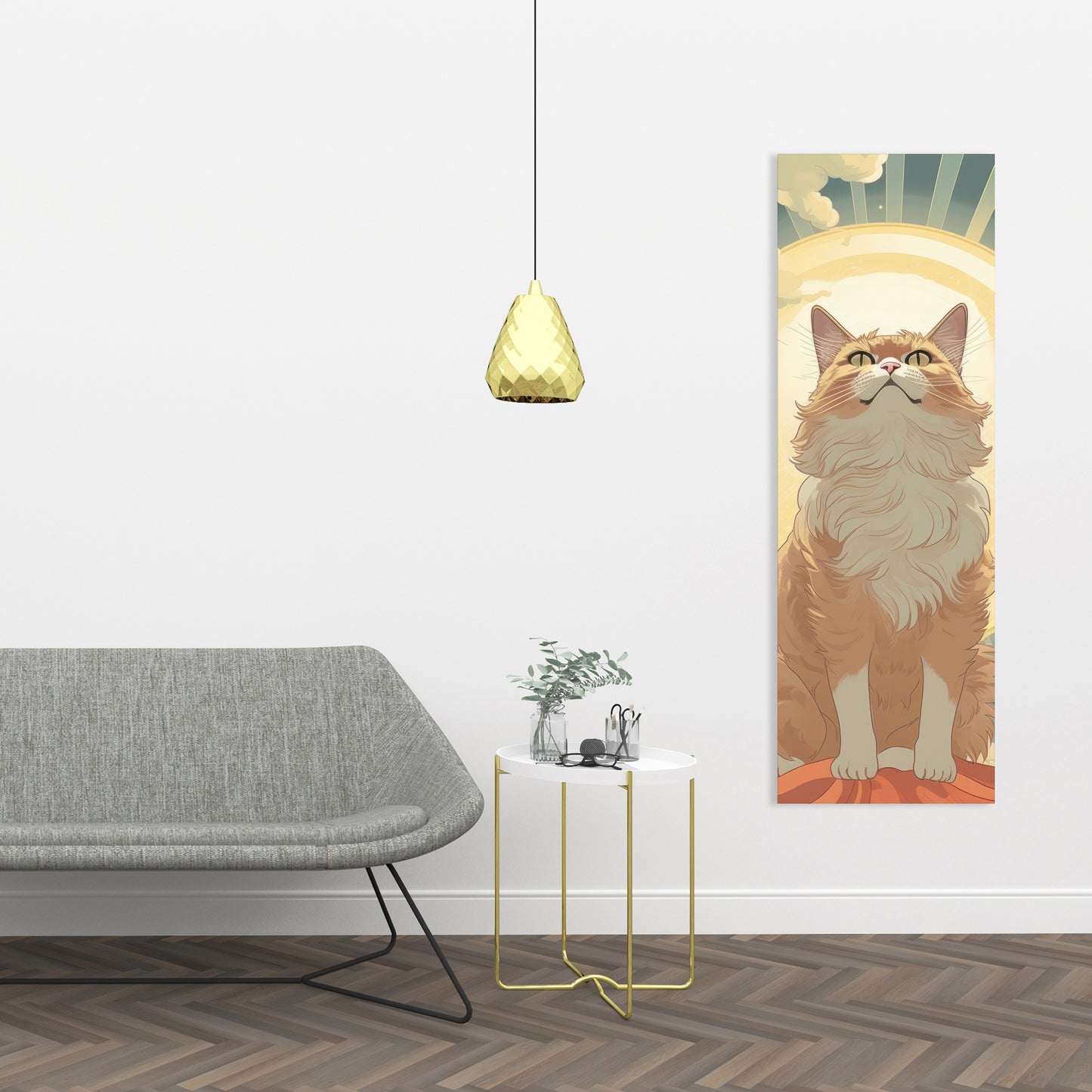 Moewing Above - Blue Canvas Art for Home Decor | Stylish Design