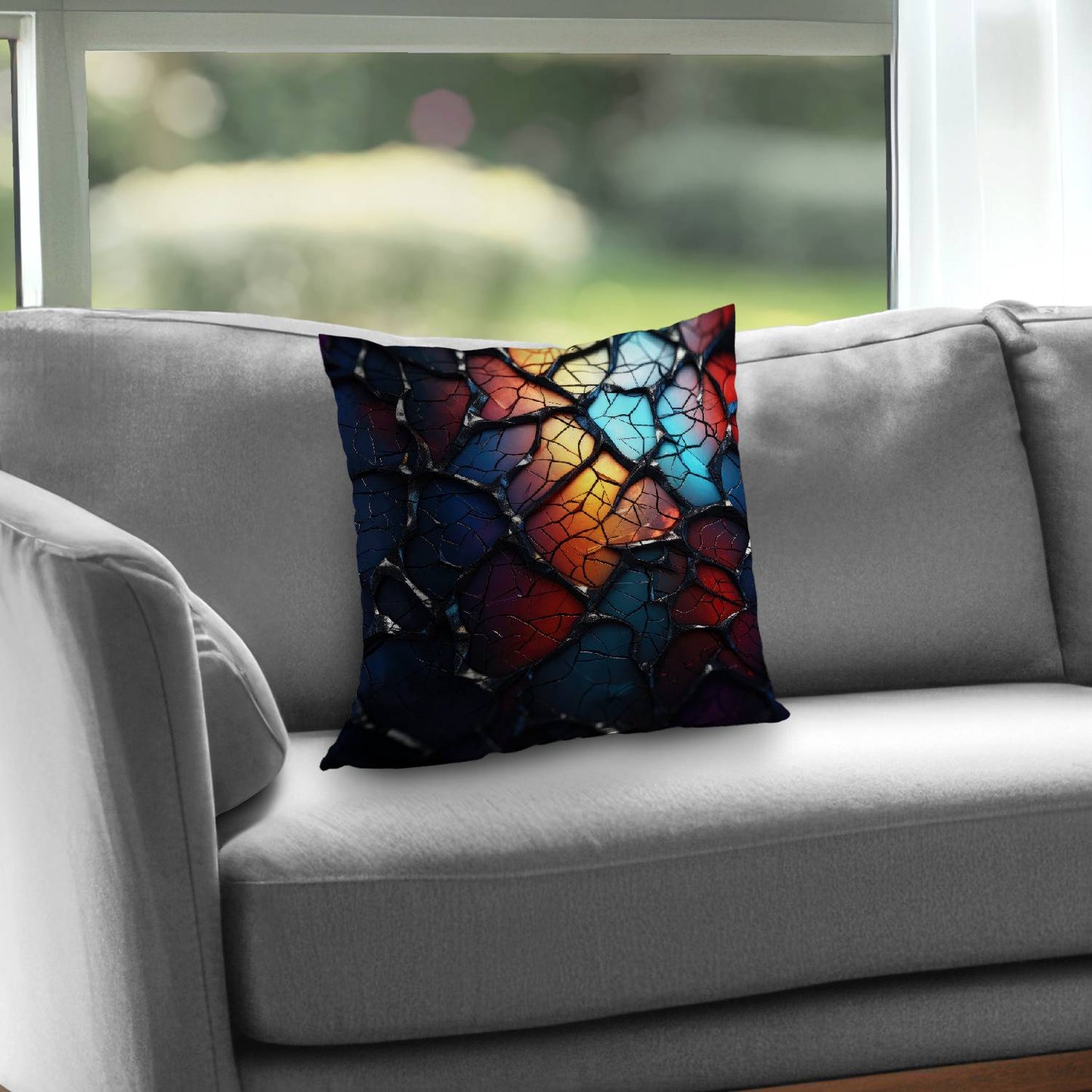 Oil shade - Throw pillow - Print on demand