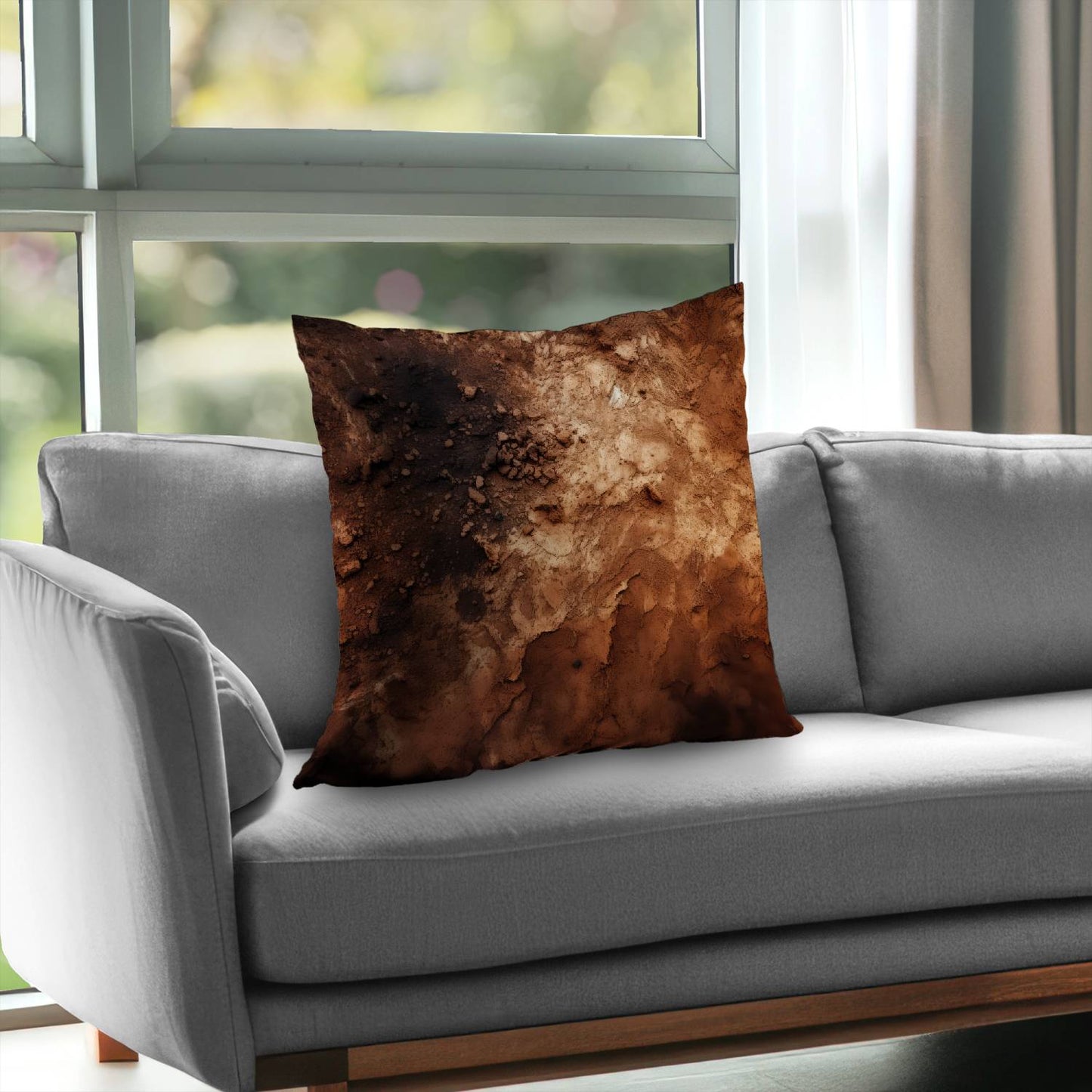 Rusty - Throw pillow - Print on demand