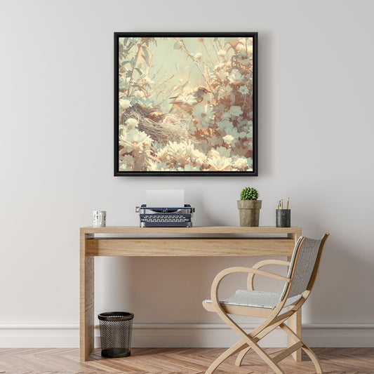 The nest - 24"x24" Framed canvas