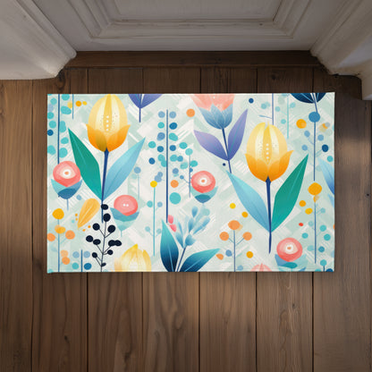 Calming Scents Orange Indoor Outdoor Door Mat | Home Decor