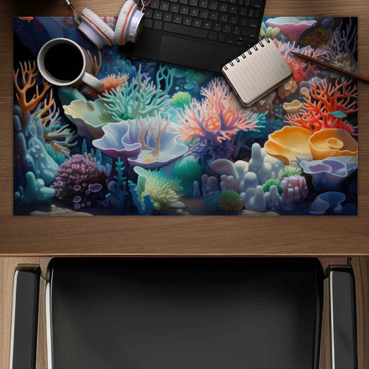 The Reef - Turquoise Gaming Mat for Stylish Home Decor