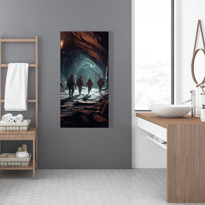 The catacombs - 32"x32" Canvas