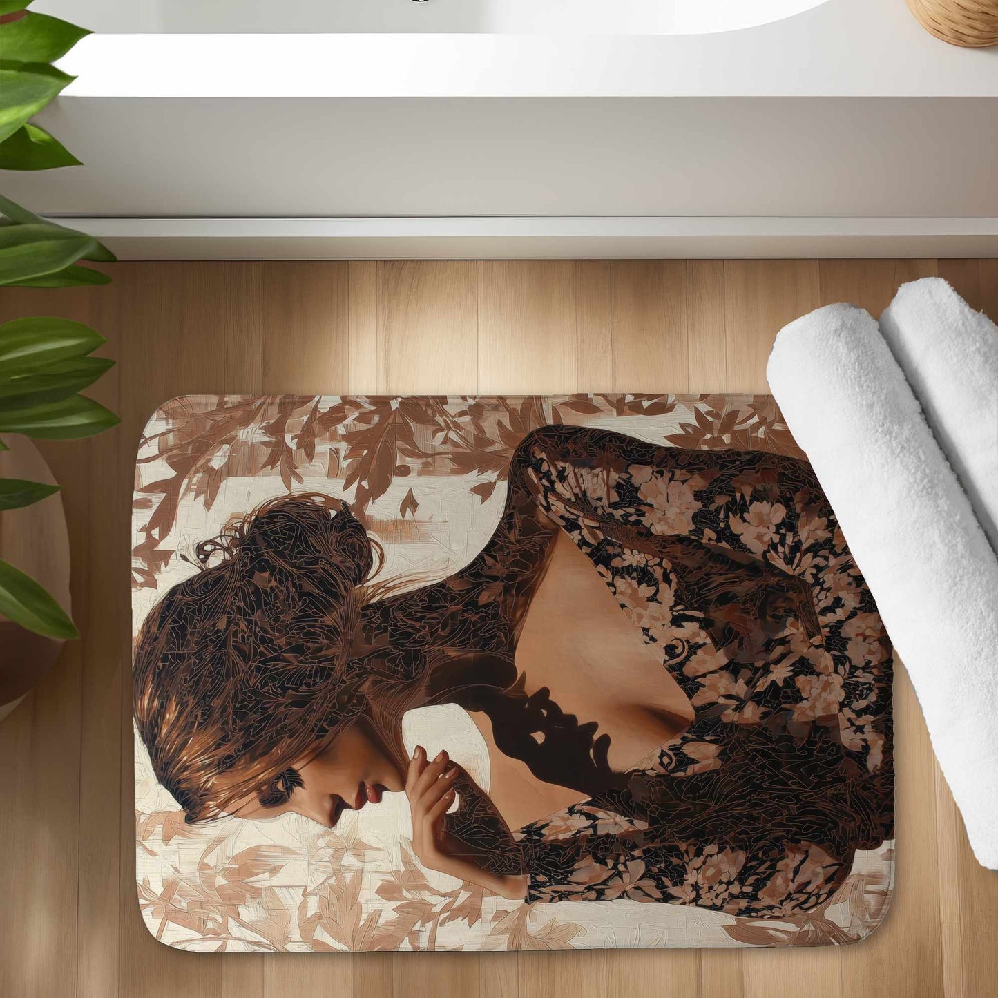 Contemplation Bath Mat | Stylish Home Decor Accent