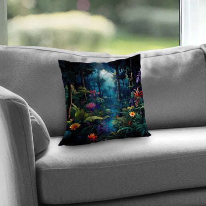 La beauté de la nature - Coussin décoratif en sergé de polyester | Décoration intérieure