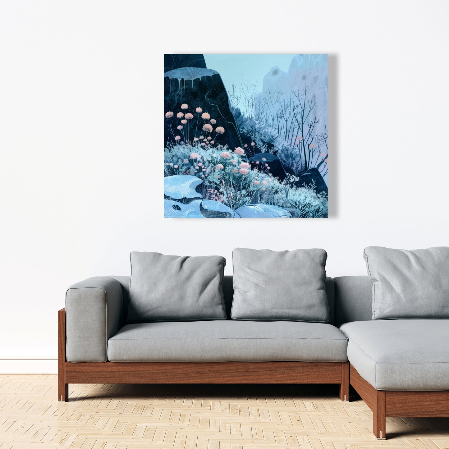 Annual freeze - 32"x32" Canvas