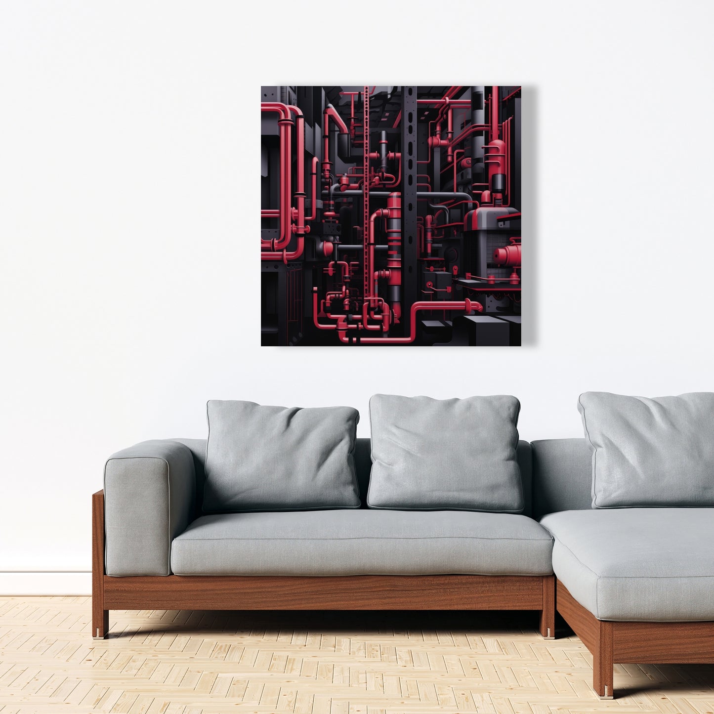 Machinery - 32"x32" Canvas