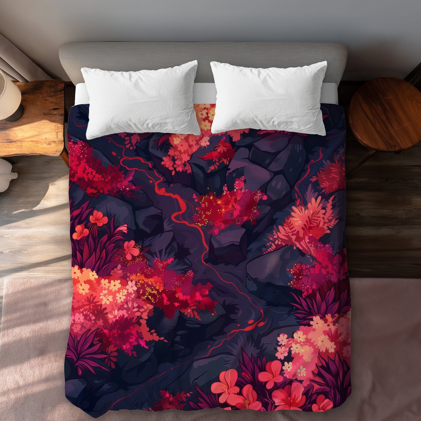Housse de couette Motifs végétaux | Linge de lit élégant