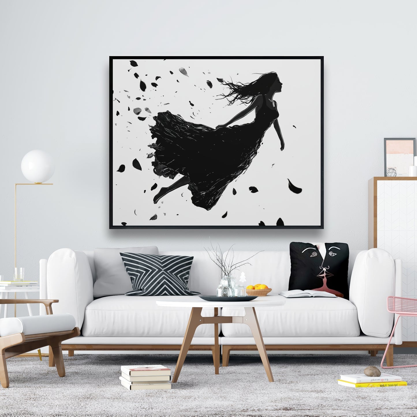 Floating - 24"x24" Framed canvas