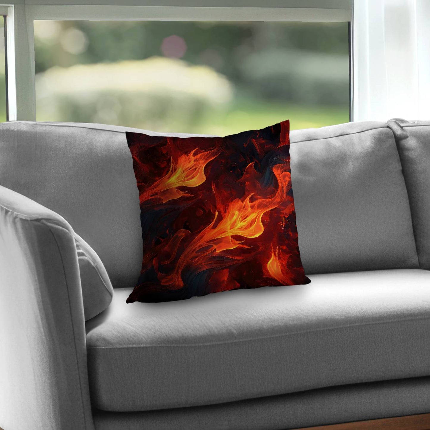 Sizzling - Throw pillow - Print on demand