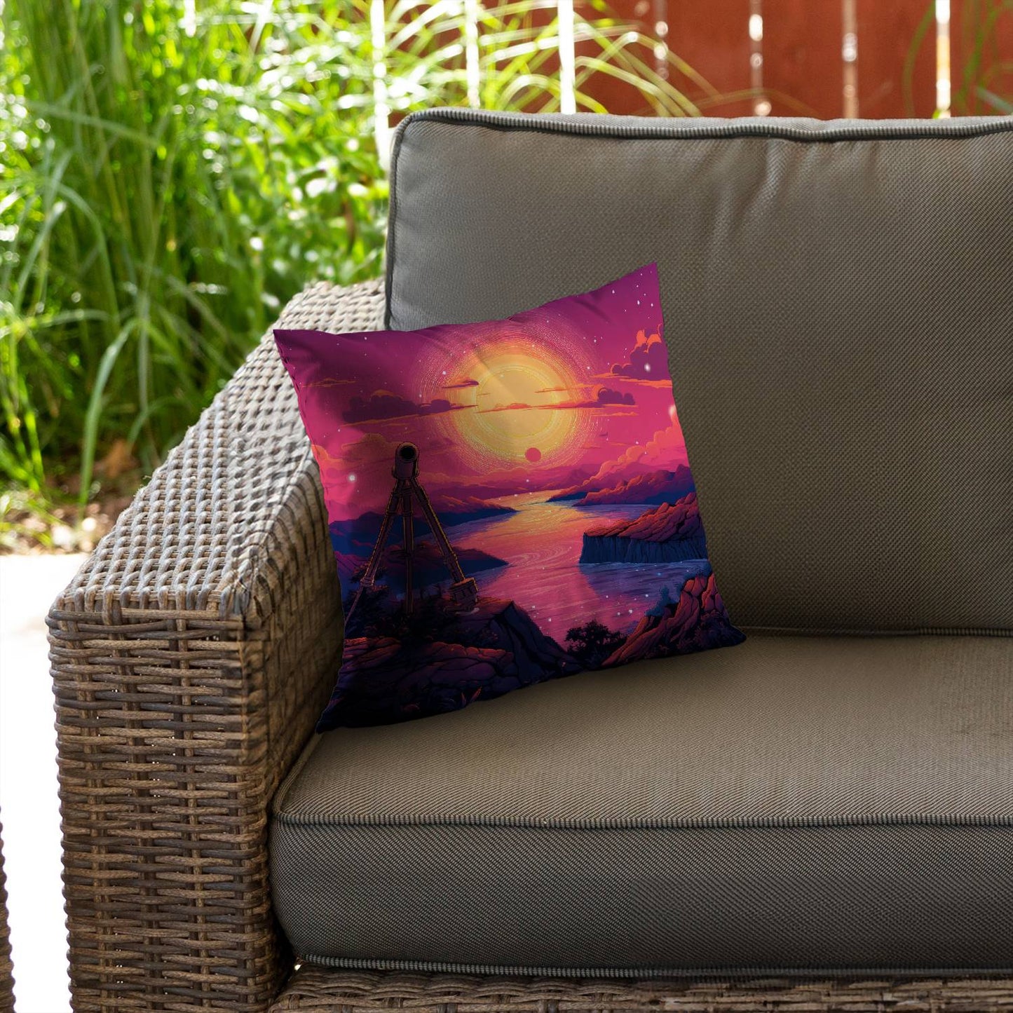 Skybound - Throw pillow - Print on demand