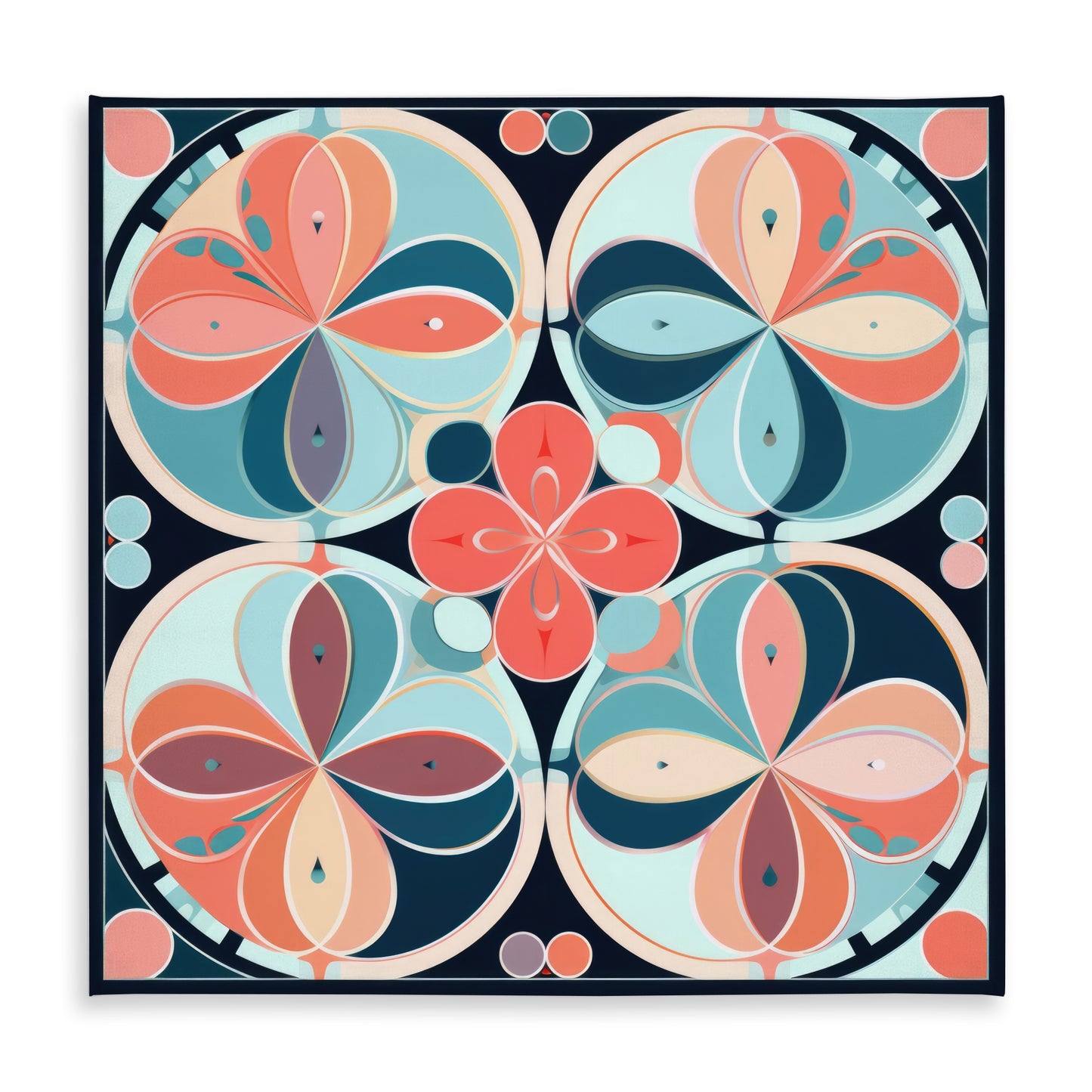 Nappe mandala pastel | Décoration intérieure et extérieure