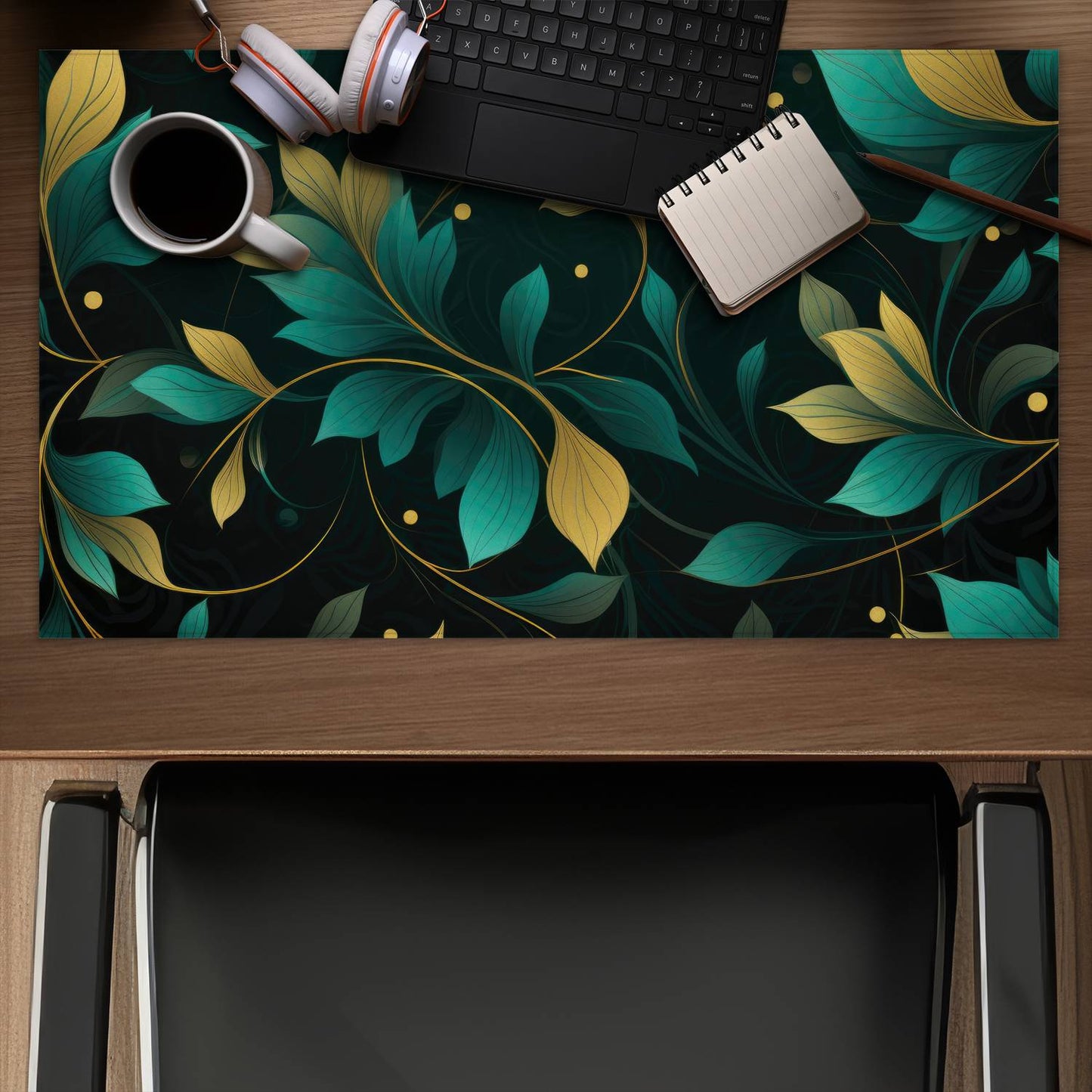 Twirling twigs - Desk mat - Print on demand