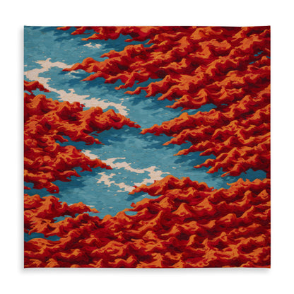 Red mounds - Tablecloth