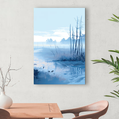 Cold swamp - 32"x32" Canvas