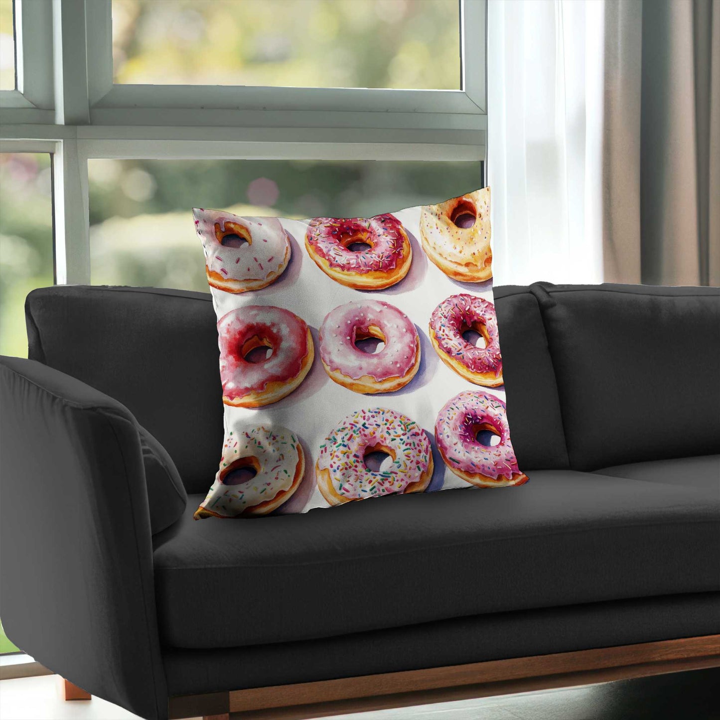 Yummy Poly Twill Throw Pillow - Stylish Home Decor Accent