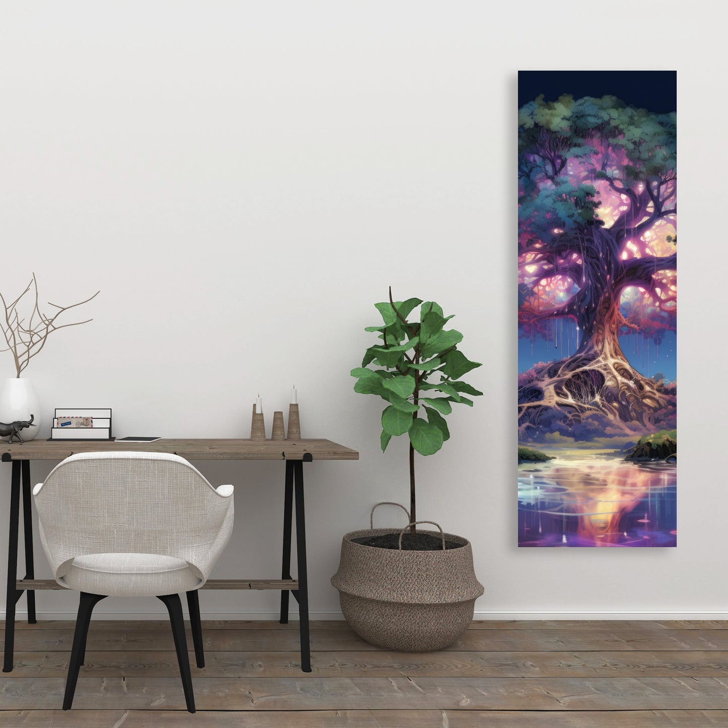 The Power of Nature - Blue Canvas Wall Art for Home Decor