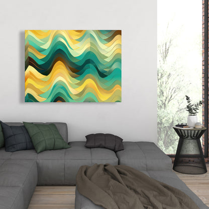 Jagged luxury - 32"x32" Canvas