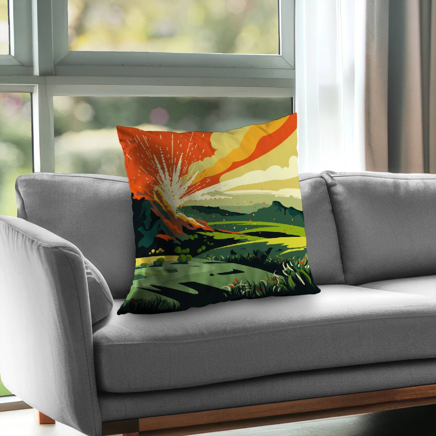 It's happening - Throw pillow - Print on demand