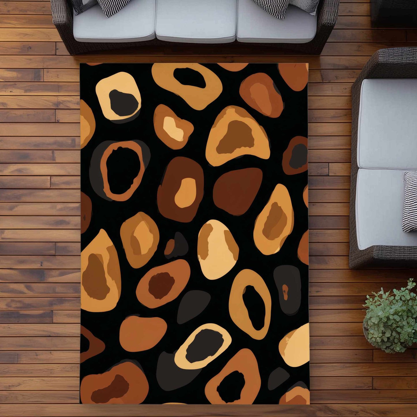 Tapis d'extérieur Wild Earth Spots | Décoration d'intérieur élégante