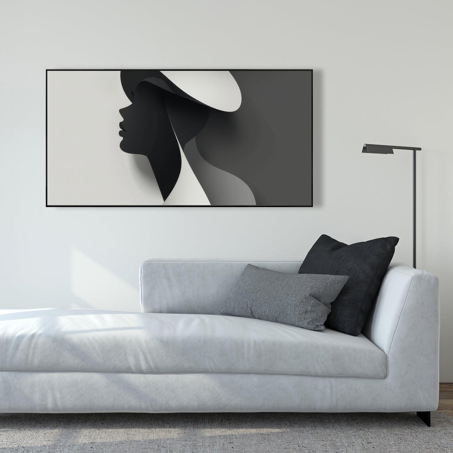 Duality - 36"x36" Framed canvas