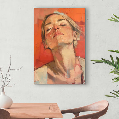 Relief - Pink Canvas Art for Stylish Home Decor Solutions