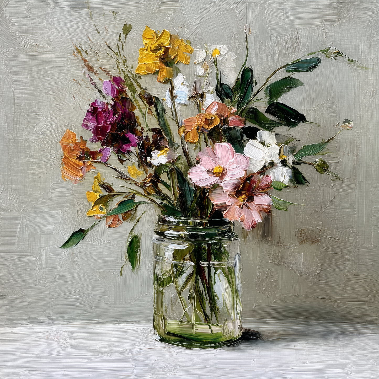 Still Life Green Canvas | Elegant Home Decor Art Piece