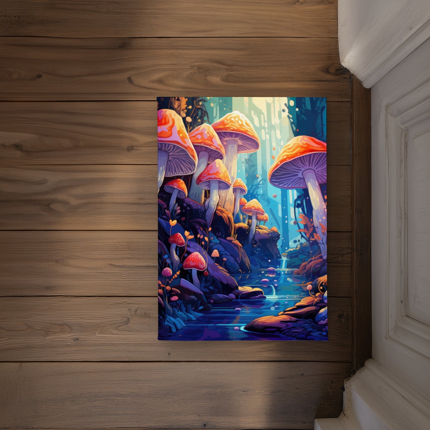 Take a Look at That Blue Indoor Outdoor Door Mat | Decor