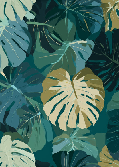 Tropical Leaf Veil Bath Mat - Stylish Home Decor Rug
