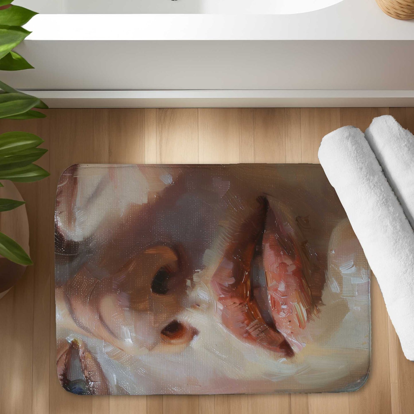 Pulp Bath Mat - Stylish, Soft Home Decor Rug for Bathroom