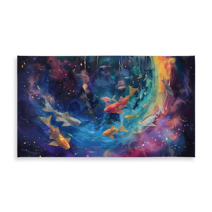 Milky Wave Indoor Outdoor Tablecloth - Stylish Home Decor