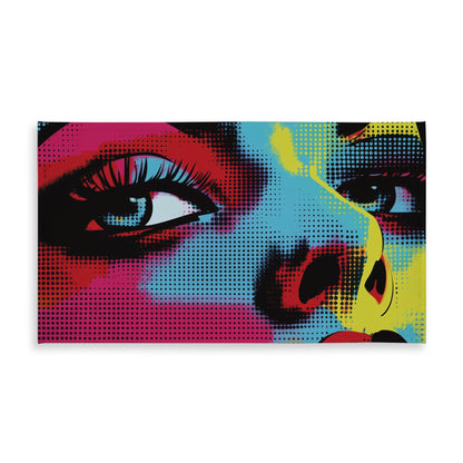 Comics Black Indoor Outdoor Tablecloth for Home Decor