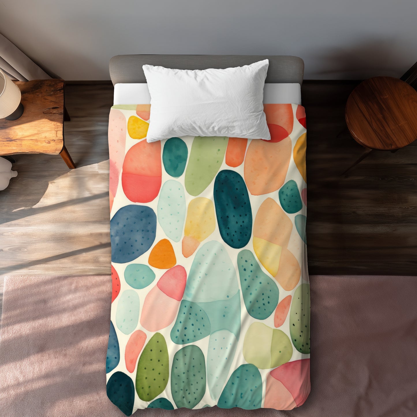 Housse de couette motifs géométriques | Linge de lit élégant pour la maison