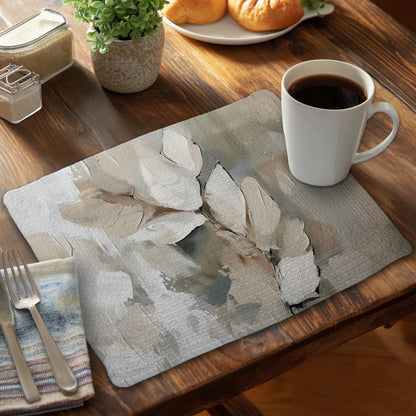 Leaf Braided Polyester Placemat - Stylish Home Decor Accent
