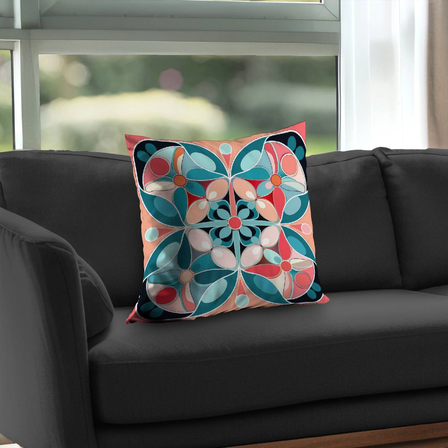 Sweet curves - Throw pillow - Print on demand