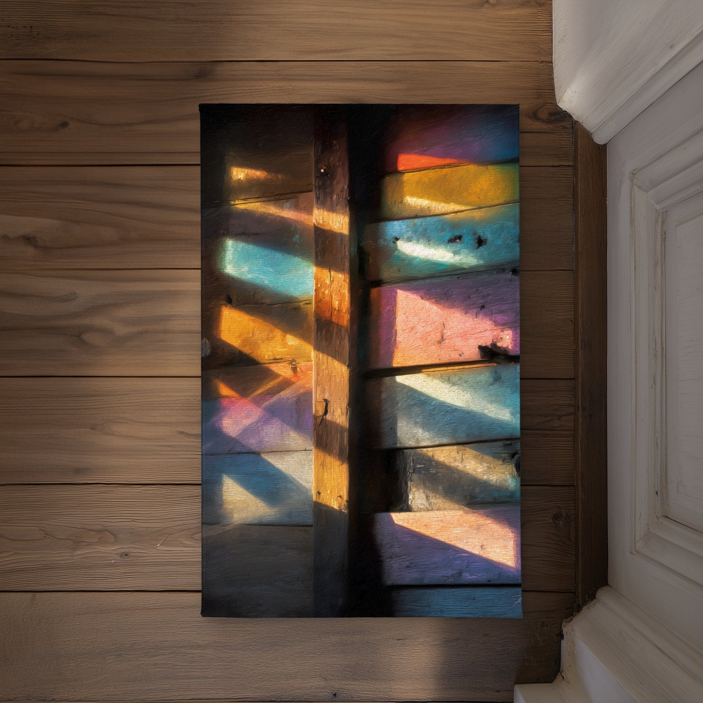 Casting Rainbows Brown Indoor Outdoor Door Mat | Home Decor