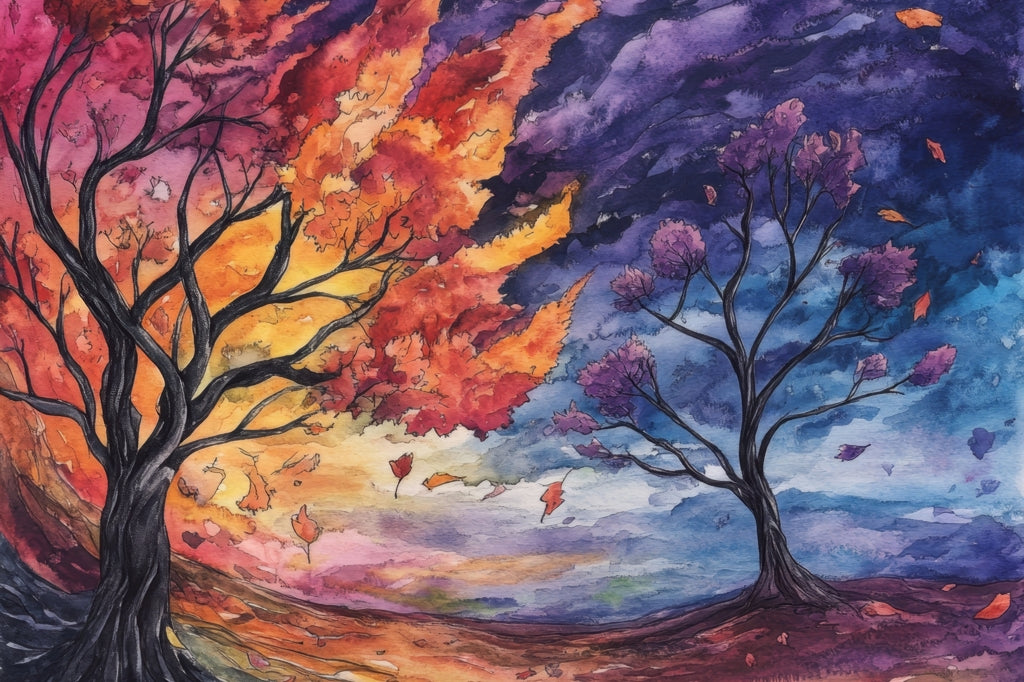 Before the storm Purple Outdoor Area Rug | Decor Essentials