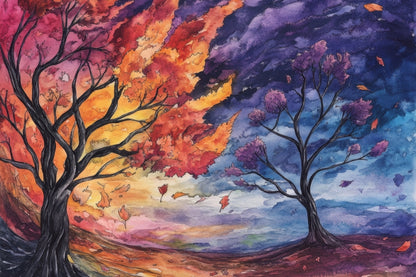 Before the storm Purple Outdoor Area Rug | Decor Essentials