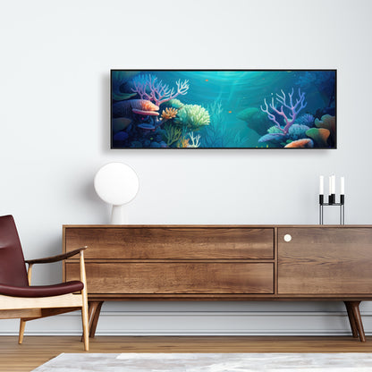 Filled with life - 36"x36" Framed canvas