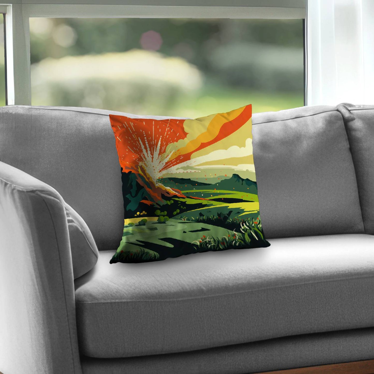 It's happening - Throw pillow - Print on demand