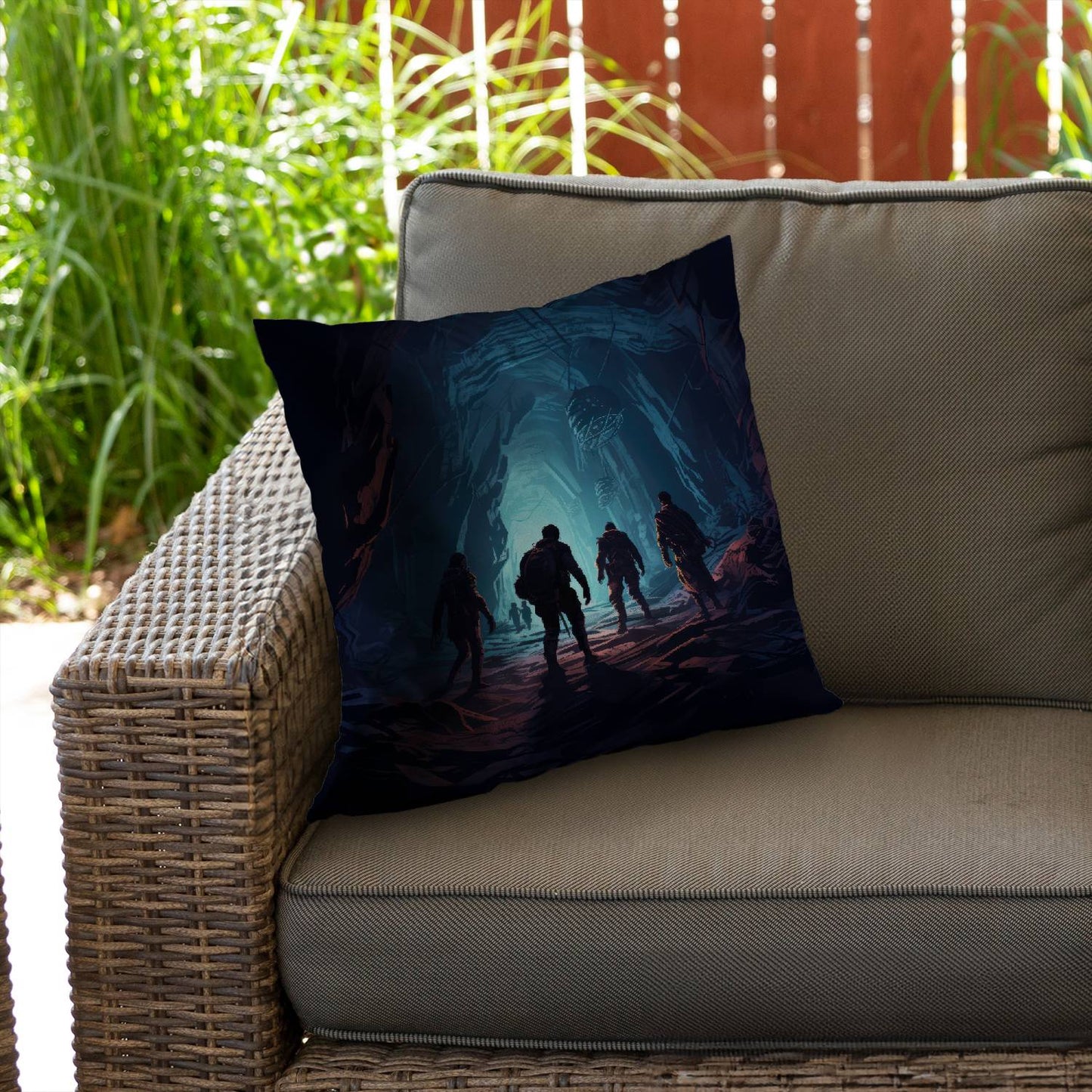 Secret society - Throw pillow - Print on demand