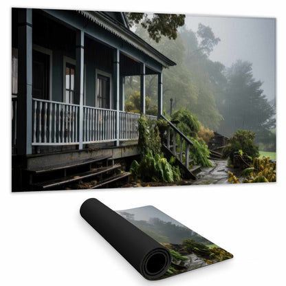 Tapis de jeu Rainy Porch - Surface de jeu élégante pour la décoration intérieure