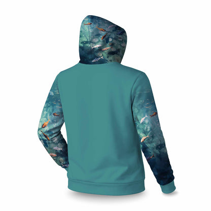Sweat à capuche Caustic Fish Sleevie | Vêtements stylés