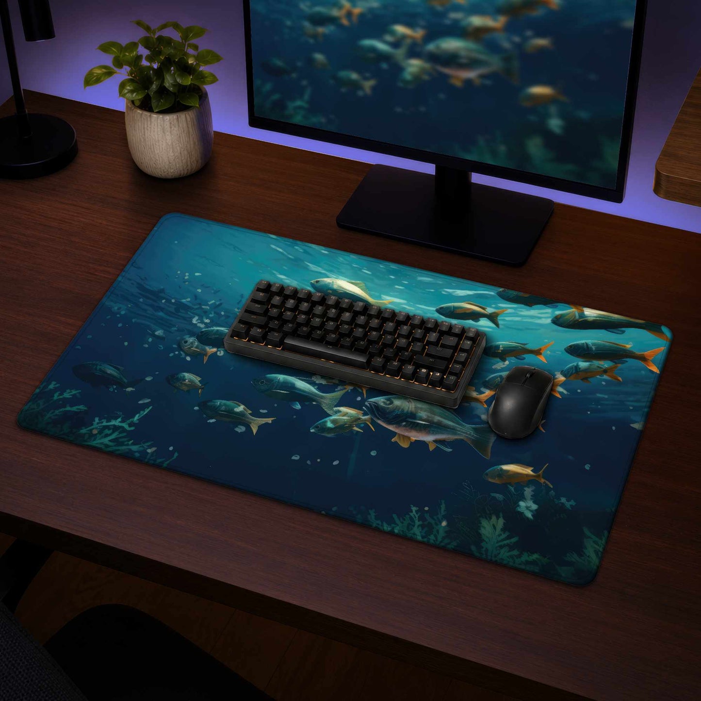 Shallow Swim Gaming Mat - Stylish Home Decor Play Surface