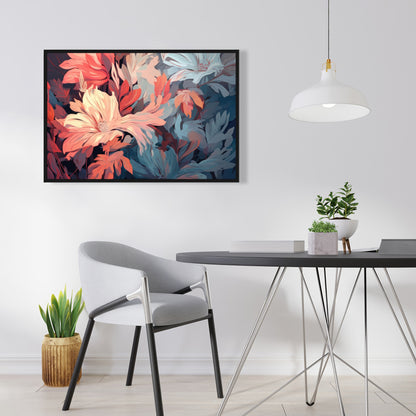 Silent charm - 36"x36" Framed canvas