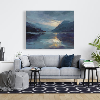 Obscure Gray Canvas for Elegant Home Decor | Modern Art